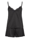 Rosemunde Rhjasmine Silk Blend Woven Nightset - Black - 42