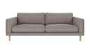 Rowico Home Braden 3 seters sofa Greige Brenda 7 Hvitpigmentert eikben