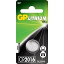 GP Batteri Knappcell - CR 2016 - 3V