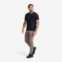 Revolutionrace Herre Overdeler T skjorter Easy Pocket T shirt Herre Deep Navy S
