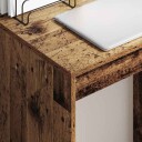 Rustikk Skrivebord Gamle Treverk Konstruert Tre 60 x 40 x 76 cm