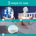 B kids Infantino 3 i 1 Spilled??se ??? Nattlampe og Projektor ??? Grå?nn