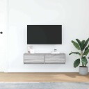  TV skap Grå Sonoma 100x31x25,5 cm Konstruert tre