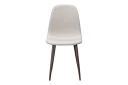 Nibe Spisestol - Beige/Metallben Valnøtt