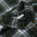 KnowledgeCotton Apparel Dune Regular Check Flannel Shirt Green Check