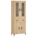 vidaXL Highboard sonoma eik 69,5x34x180 cm konstruert tre 8720845479541