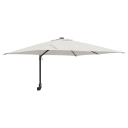  Uteplassparasoll Sand Polyester Aluminium Stor Sammenleggbar
