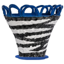 Byon Patty Krukke 25 cm Blå Zebra