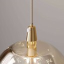 Lucande LED-pendellampe Hayley, 3 lyskilder, gull