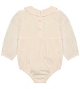 En Fant Romper Ls Dobby   Cream   86