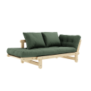 Karup Design Beat Sovesofa, natur - Furutre/Oliven grønn 1580333-16-0 1580333-12-0