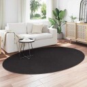  Teppe Svart 160 x 230 cm Polyester