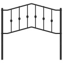  Sengegavl i metall svart 100 cm 8721012211278