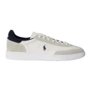 Polo Ralph Lauren Bedford Leather Suede Sneaker   White   38.5