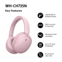 Sony WH-CH735 Rosa trådløse hodetelefoner med ANC