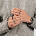 Tom Morris Ring Rustfritt Stål TM00037 Herre Stainless Steel