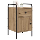 vidaXL Nattbordskap Artisan eik 35 x 36,5 x 61 cm Konstruert tre