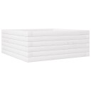 Plantekasse hvit 60x60x23 cm heltre furu