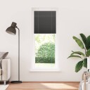  plisségardin sort 70x200 cm Stoff Bredde 69,4 Polyester