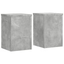  Plantestativer 2 stk betonggrå 20x20x30 cm konstruert tre