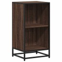 Bokhylle brun eik 40x35x76 cm konstruert tre