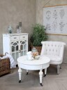 Chic Antique Fransk Lænestol i hørstof 41320-30