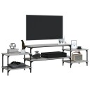 vidaXL TV-benk grå sonoma 197x35x52 cm konstruert tre