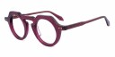 Databriller Art Director fra eo Selection Lilla acetate Rund Large