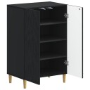 vidaXL Sko Skap DELFT 59,5 x 39,5 x 90 cm Konstruert tre Svart