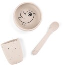 Done By Deer Silicone first meal set Birdee Sand