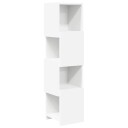  Hjørneskap Hvit 25,5x25x102cm Konstruert tre