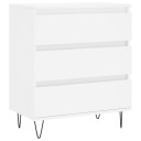vidaXL Skjenk hvit 60x35x70 cm konstruert tre