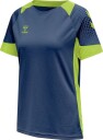 Hummel Lead Spillerdrakt   Navy/Grønn Kvinner størrelse X Large