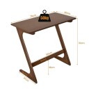 Z formet sidebord i bambus – plassbesparende salongbord