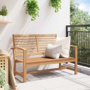  Hagebenk Naturlig 110 x 64 x 76.5 cm Heltre teak