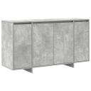  Serviesskap Betonggrå 135 x 41 x 69 cm Konstruert tre