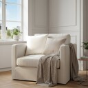 Tc Home Putetrekk   Luana hvit Størrelse: 50 x 50 cm