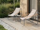 Sofagruppe utendørs med bord 2 seter Pasto   Grå/Beige