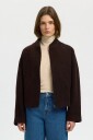 Selected Slwjacqueline Wool Blend Jacket Noos   Brown   40
