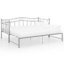 vidaXL Uttrekkbar ramme til sovesofa grå metall 90x200 cm