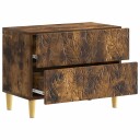  Nattbord Røkt Eik 62 x 34,5 x 48 cm Konstruert tre