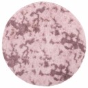  Flossteppe med lang luv NAVARRA støvet rosa 240x240cm polyester 8721158559159