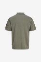 Jack & Jones   Pologenser Jprblaethan Ss Zip Polo Sn   Grå