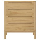  Kommode FLORO voksbrun heltre furu