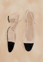 Chic Cap Toe Heels Plakat / 40x50