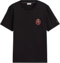 Tommy Hilfiger Light Interlock Pocket Crest Tee   BLACK   S