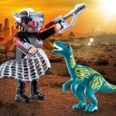 Playmobil Figurer Velociraptor med dinosaurfanger 70693
