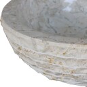vidaXL Servant marmor 40 cm krem