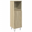  Baderomsskap sonoma eik 30x30x100 cm konstruert tre
