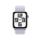 Apple Watch SE 2nd Gen 40mm LTE Silver Alu/Blue Cloud sport loop